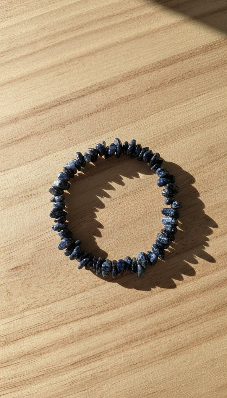 Bracciale Chips Ossidiana Fiocco di Neve