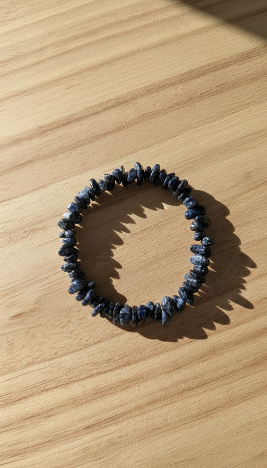 Bracciale Chips Ossidiana Fiocco di Neve