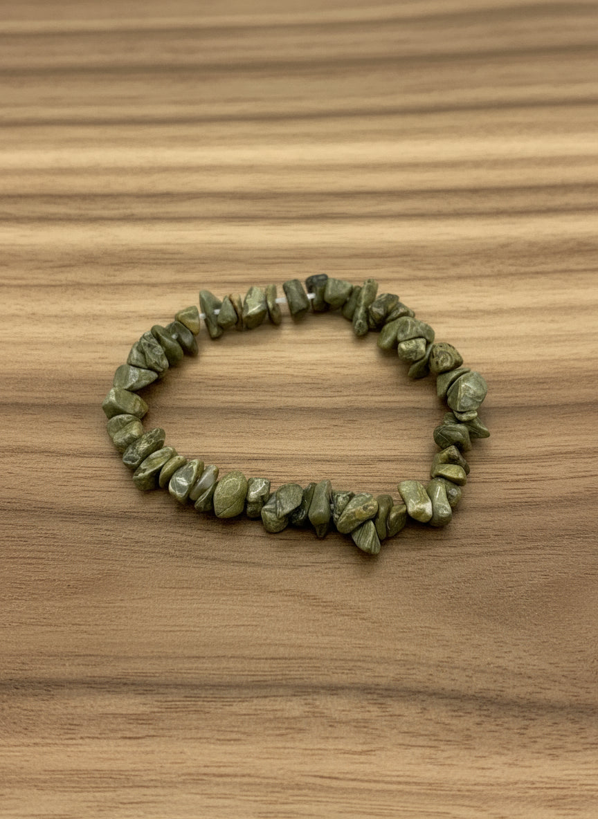 Bracciale Chips Unakite