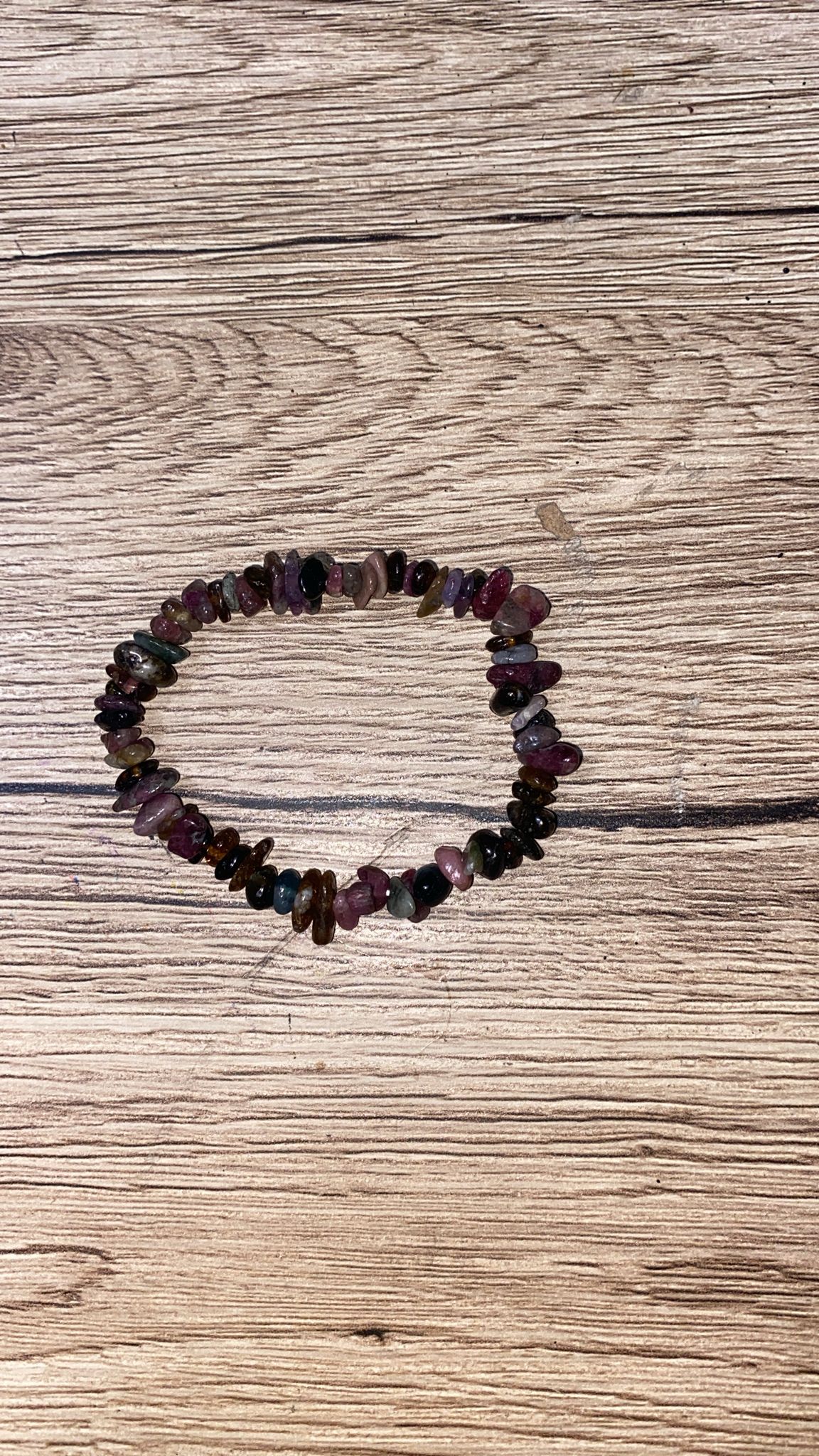 bracciale chips tormalina policromata